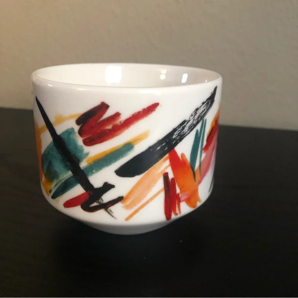 Starbucks Coffee Tea Mug Cup 05/08 2015 12 fl oz Artsy Abstract Colorful